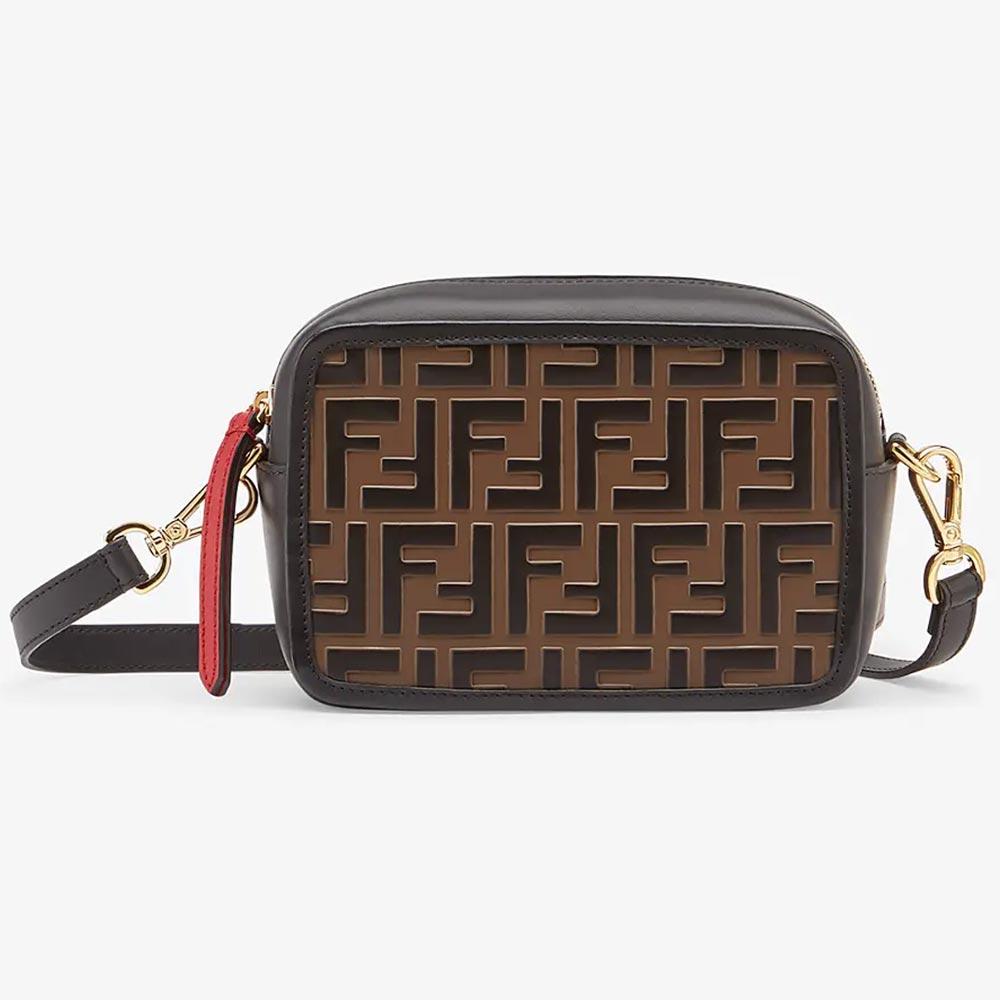 MINI CAMERA CASE Red Leather Bag Fendi