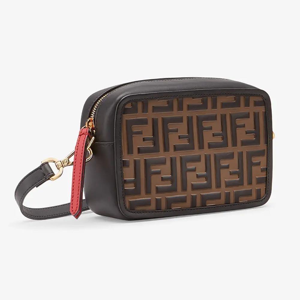 MINI CAMERA CASE Red Leather Bag Fendi