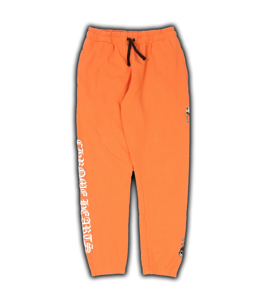 Chrome Hearts Matty Boy Link & Build Sweatpants in Orange