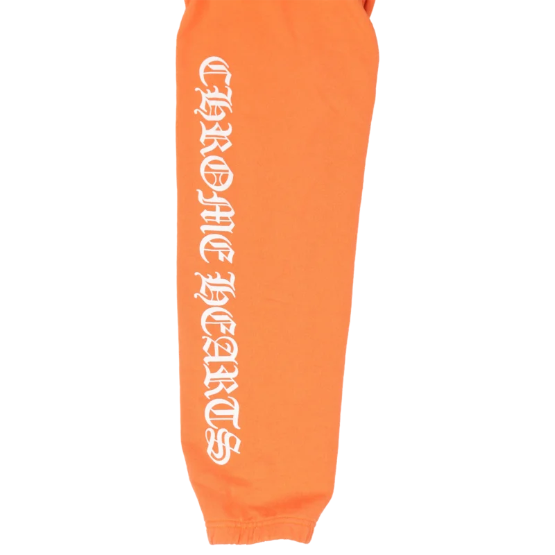 Chrome Hearts Matty Boy Link & Build Sweatpants in Orange