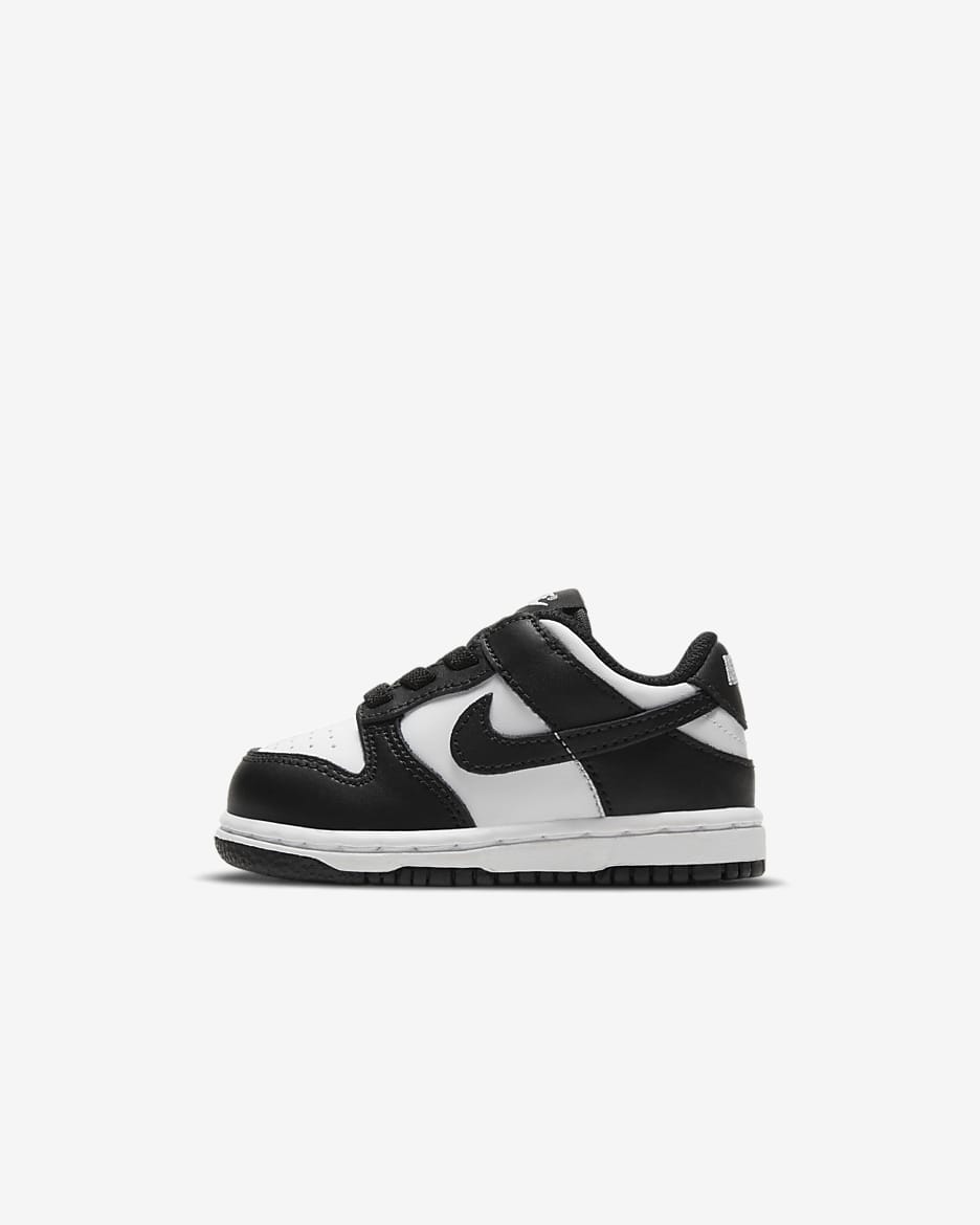 Nike Kids' Dunk Low Shoes - White / Black Nike