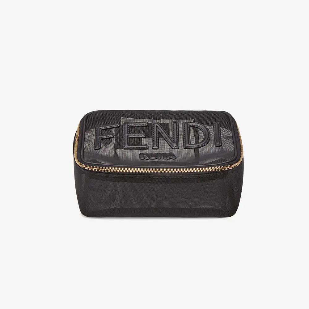 ORGANISER Black Micromesh Organiser Fendi