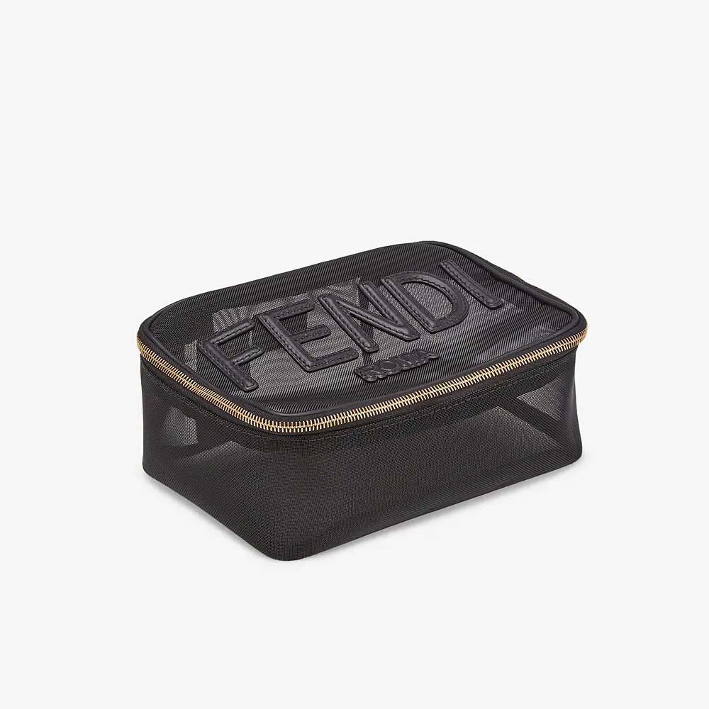 ORGANISER Black Micromesh Organiser Fendi
