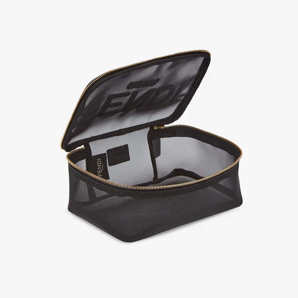 ORGANISER Black Micromesh Organiser Fendi