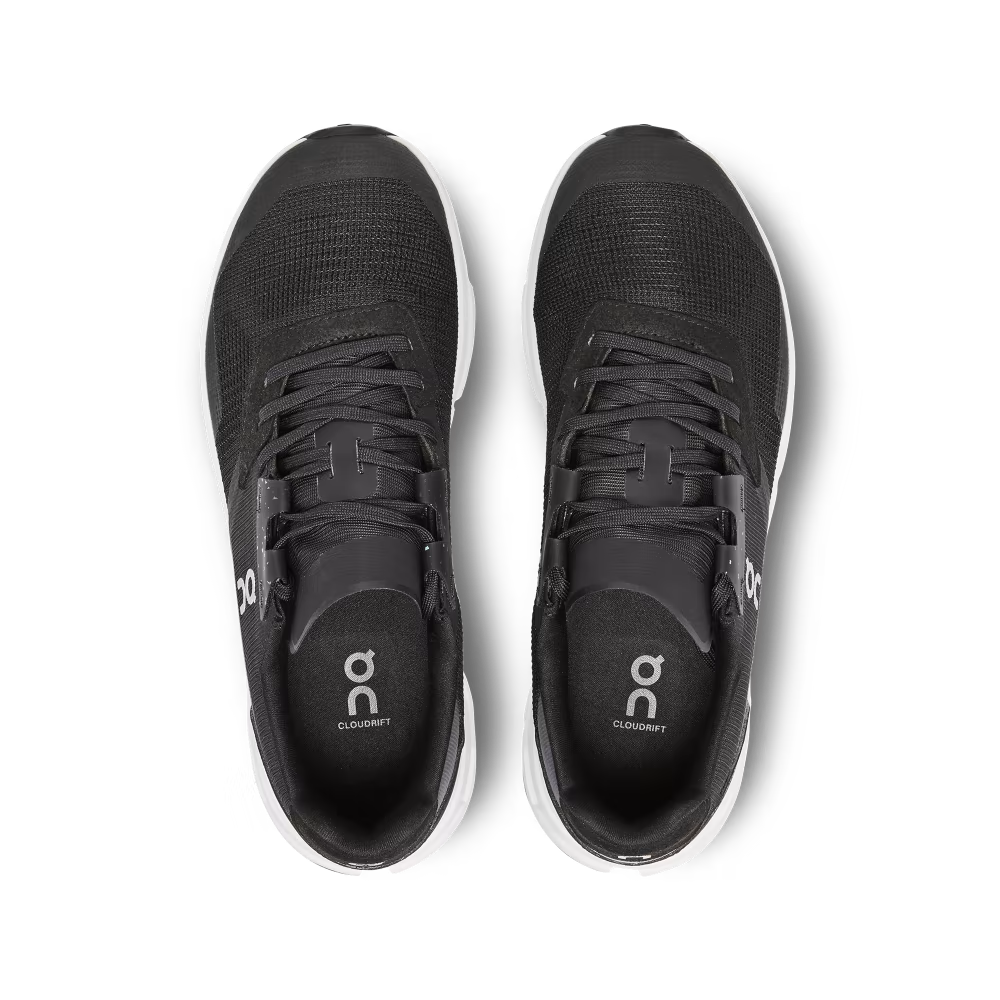 On Running Women's Cloudrift Shoes - Black / White On Running