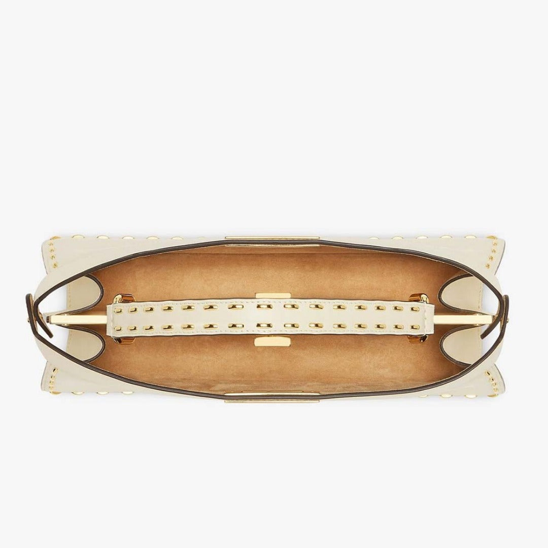 PEEKABOO ISEEU STRETCH White Leather Bag Fendi