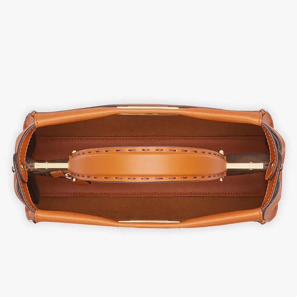 Peekaboo medium Brown Leather Bag Fendi