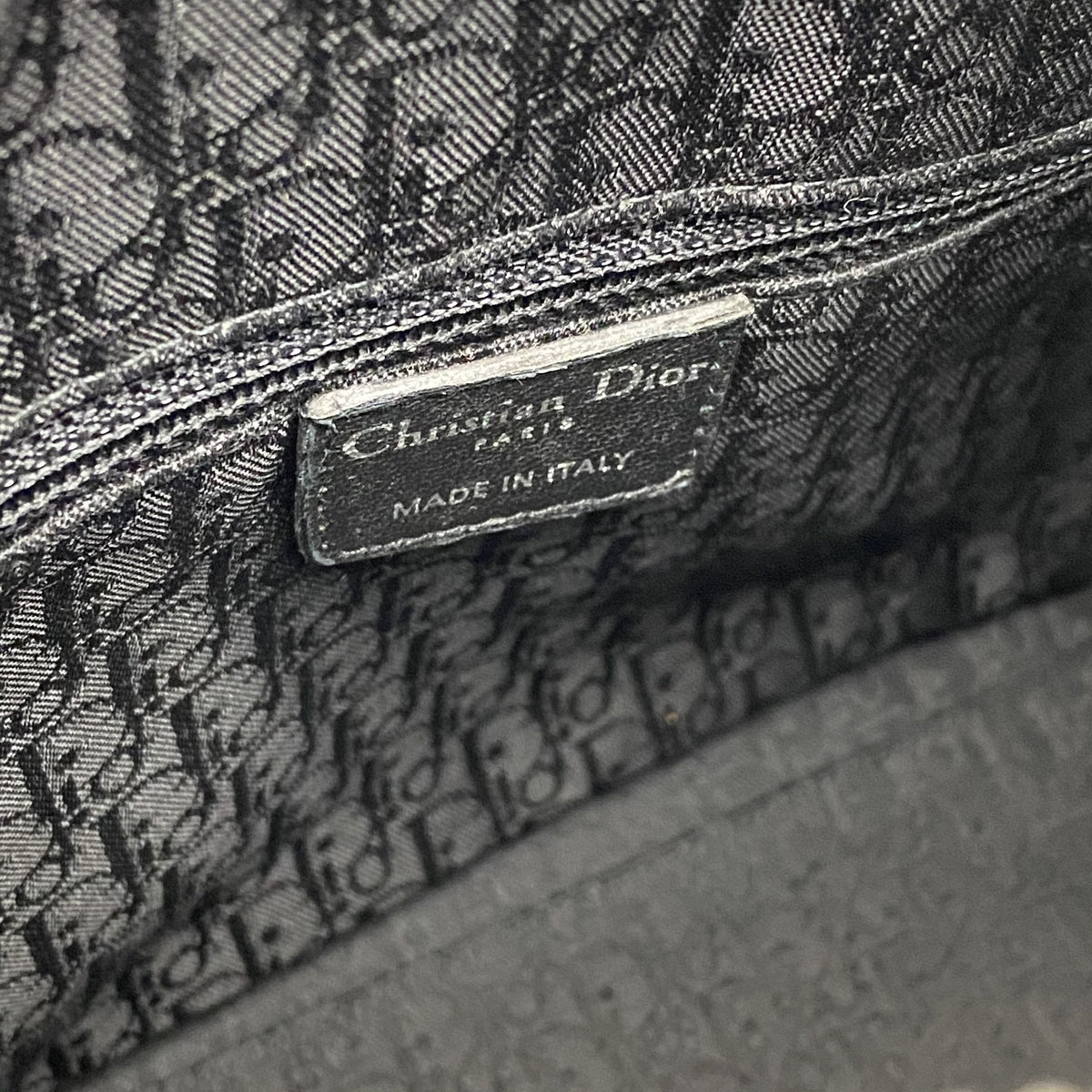 CHRISTIAN DIOR Large Patent Lady Dior Bag Dior