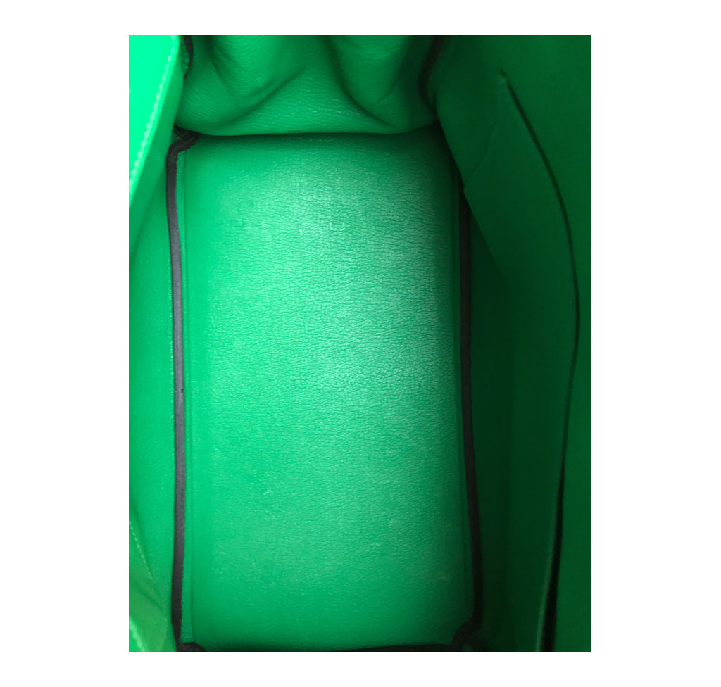 Hermes Birkin 35 Bamboo Green Togo GHW Bag Crowned Bag