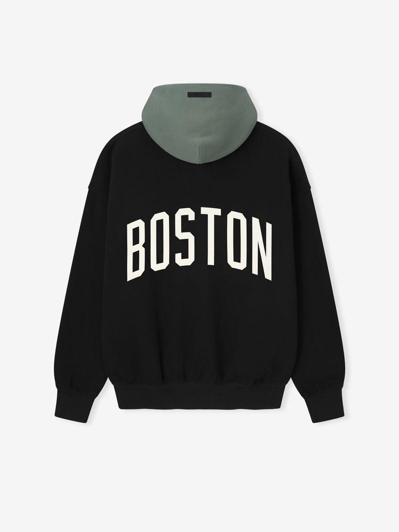 Fear of God Essentials x Boston Celtics Sport Hoodie Black Green BagAg