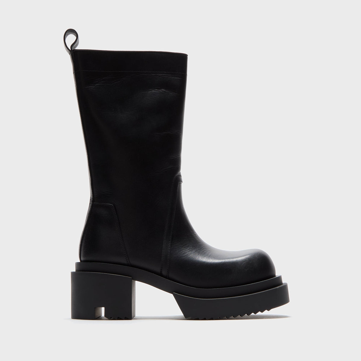 Rick Owens Concordians Calf Pull On Bogun Boots - Black Rick Owens