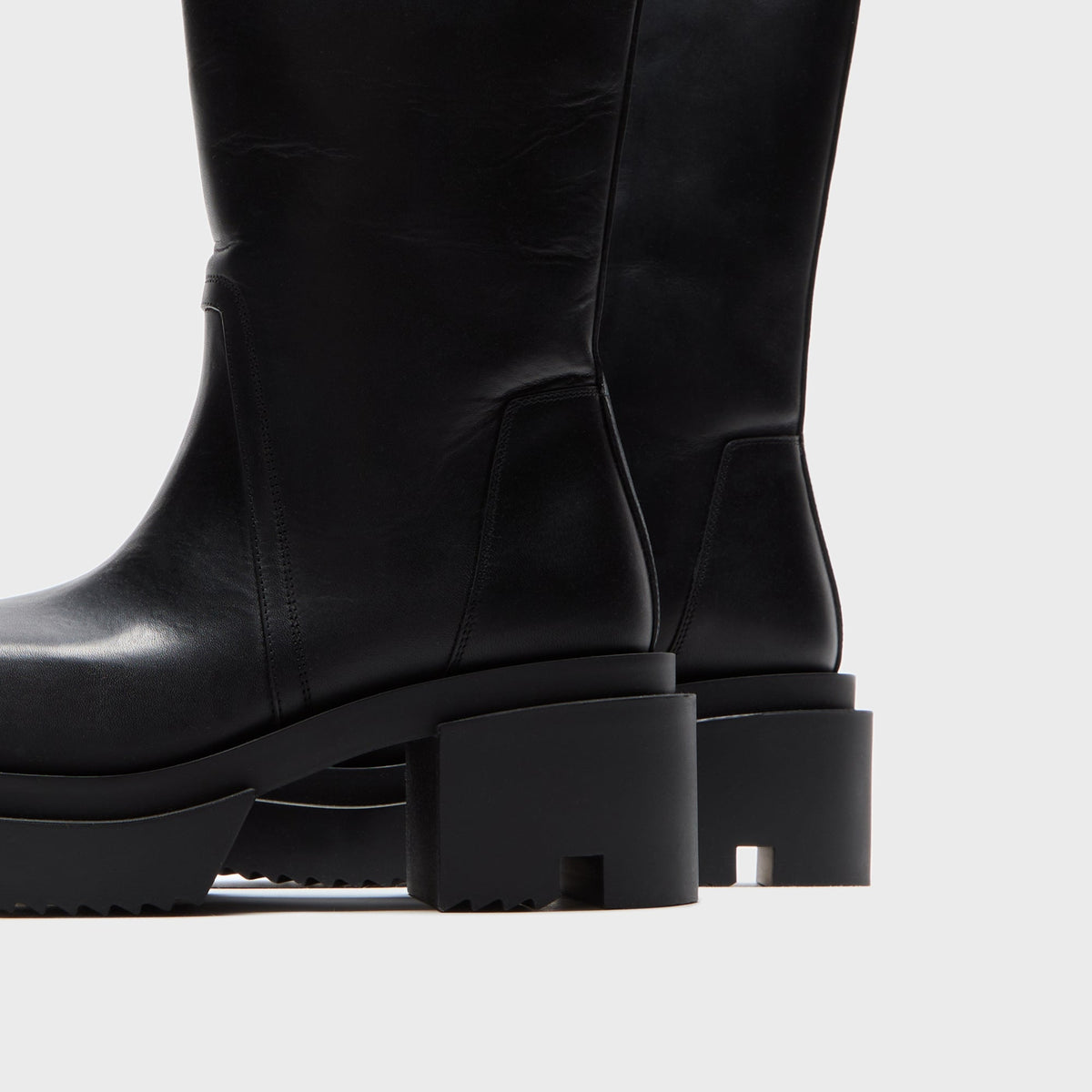 Rick Owens Concordians Calf Pull On Bogun Boots - Black Rick Owens