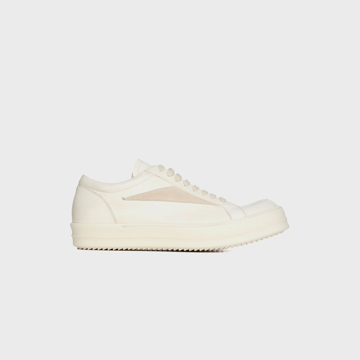 Rick Owens Scarpe In Pelle Vintage  Sneaks - Milk / Milk / Milk Rick Owens