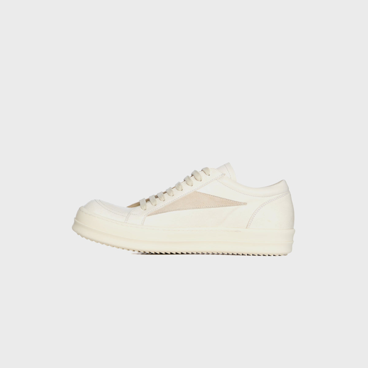 Rick Owens Scarpe In Pelle Vintage  Sneaks - Milk / Milk / Milk Rick Owens