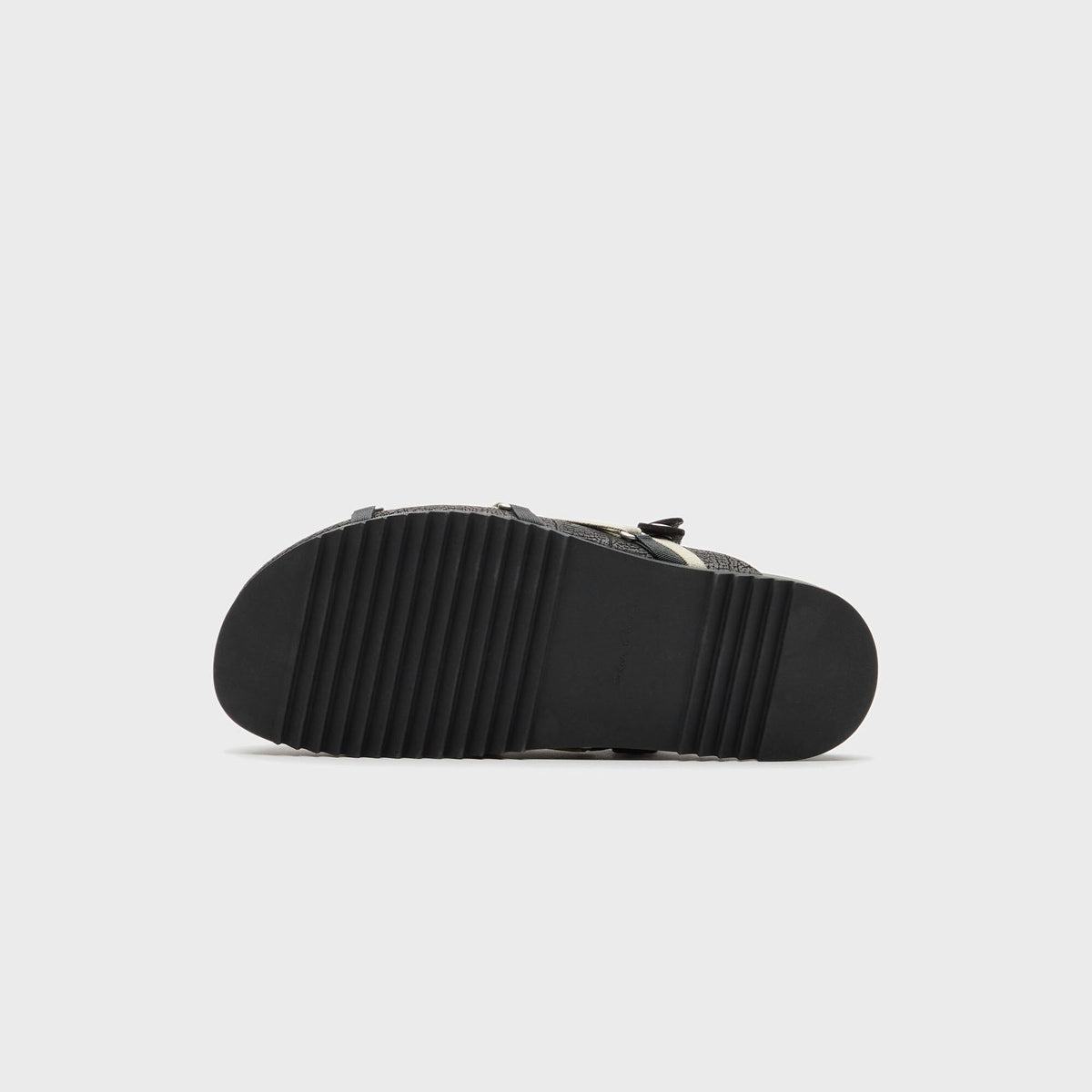 Rick Owens Megalace Mule Granola Mules- Pelle Black Rick Owens