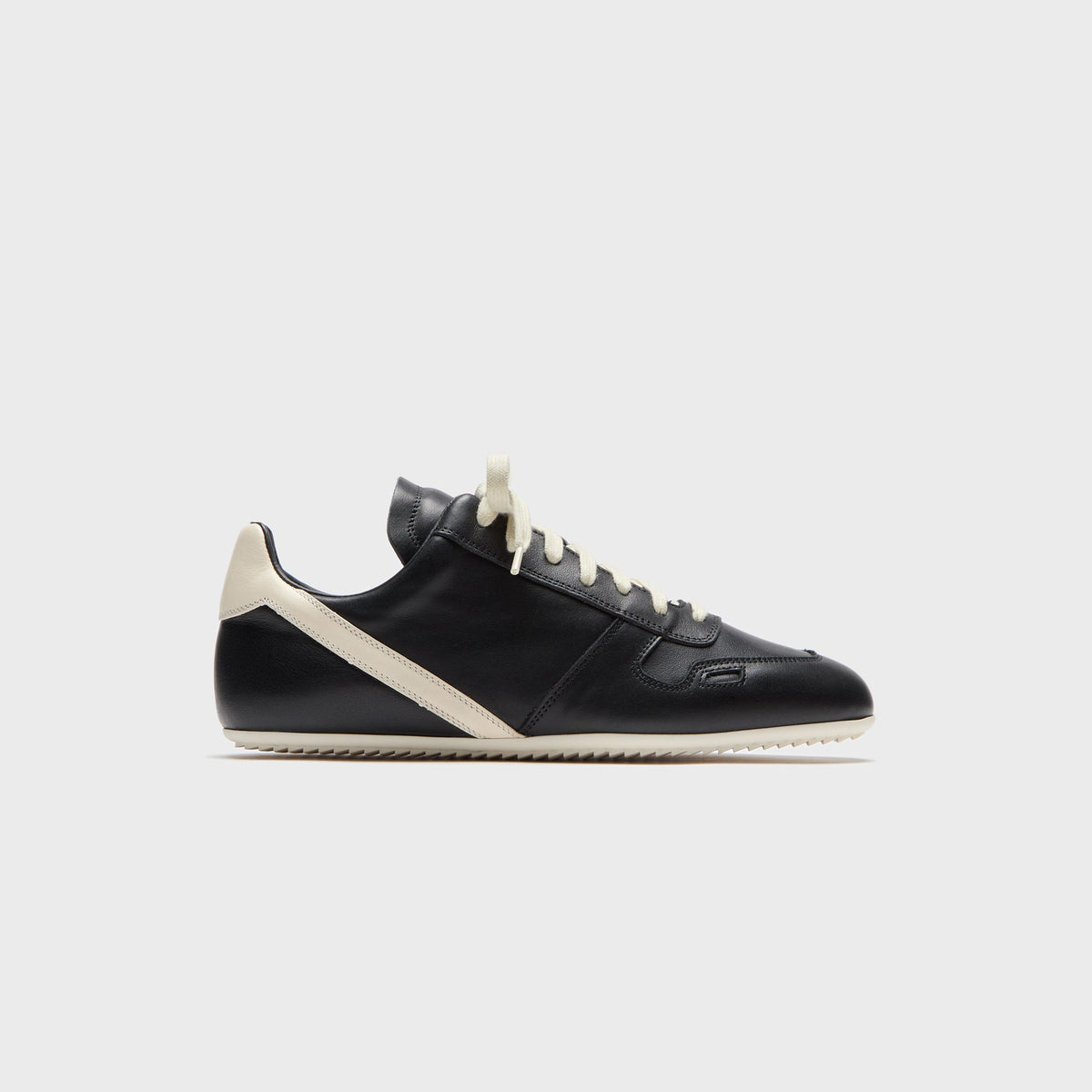 Rick Owens Concordians Minimal Sneaks - Black / Milk / Milk Rick Owens