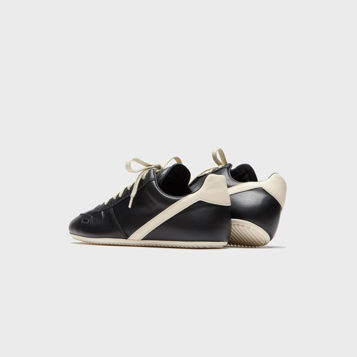 Rick Owens Concordians Minimal Sneaks - Black / Milk / Milk Rick Owens