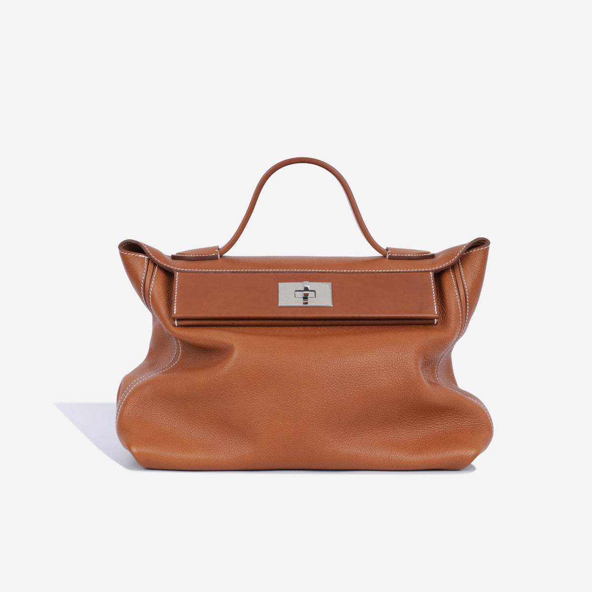 Hermès 24/24 35 Bag in Gold Barenia BagAg