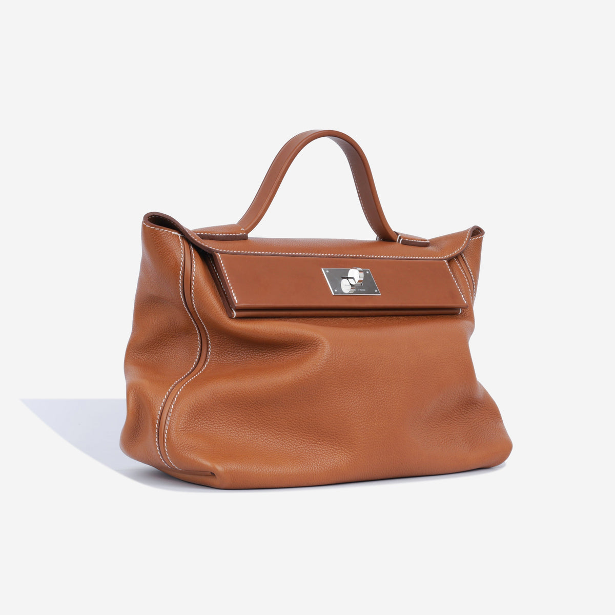 Hermès 24/24 35 Bag in Gold Barenia BagAg