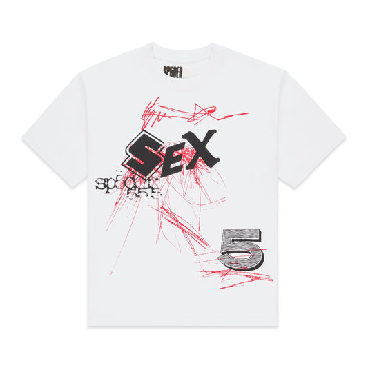 Sp5der Vivienne Tee - White