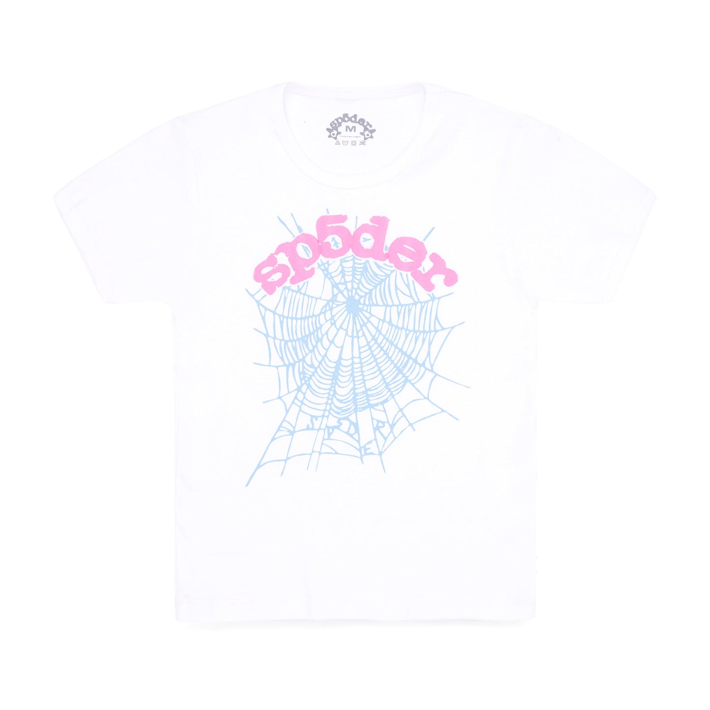 Sp5der White OG Web Baby Tee