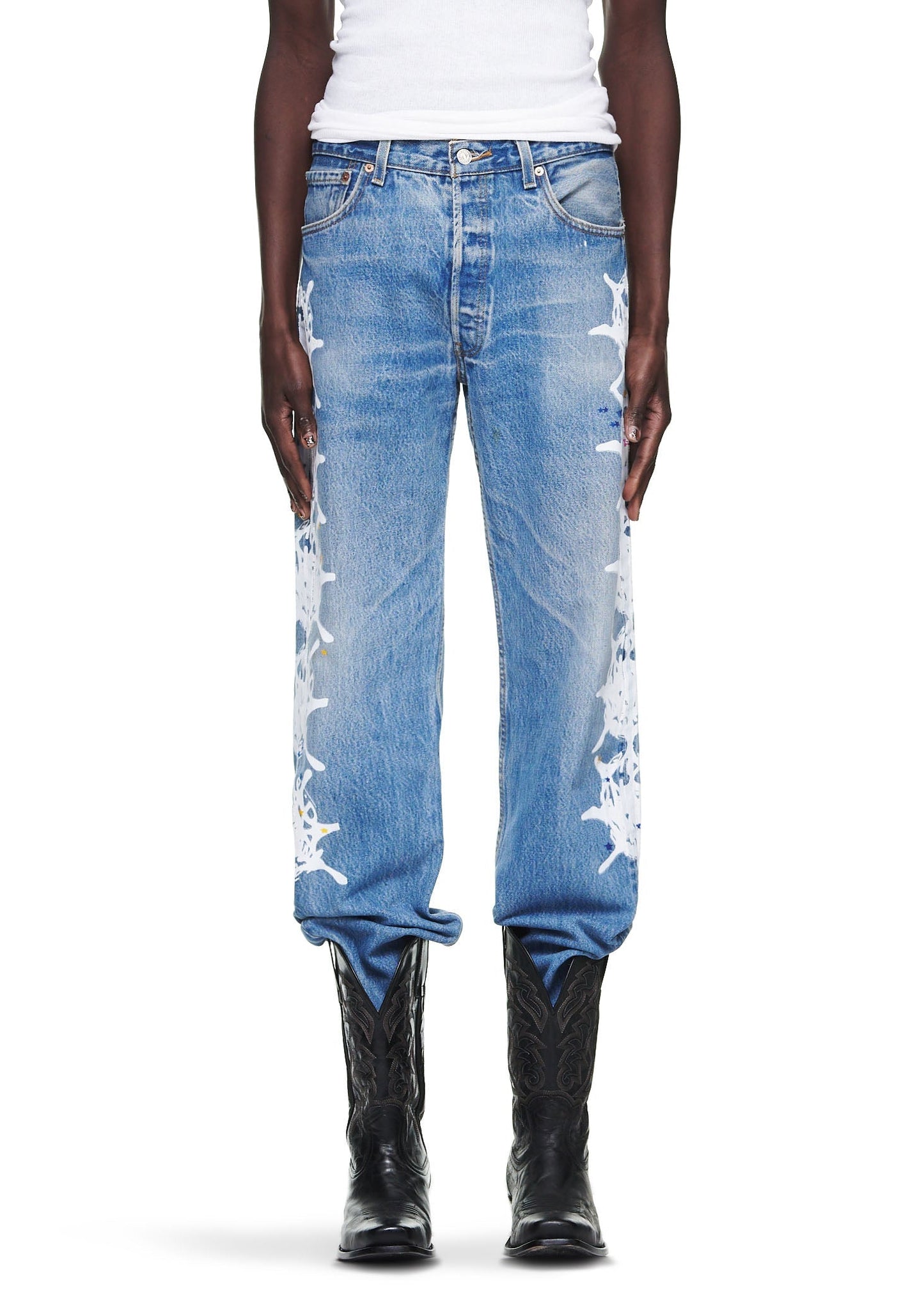 Sp5der Vintage Web Denim