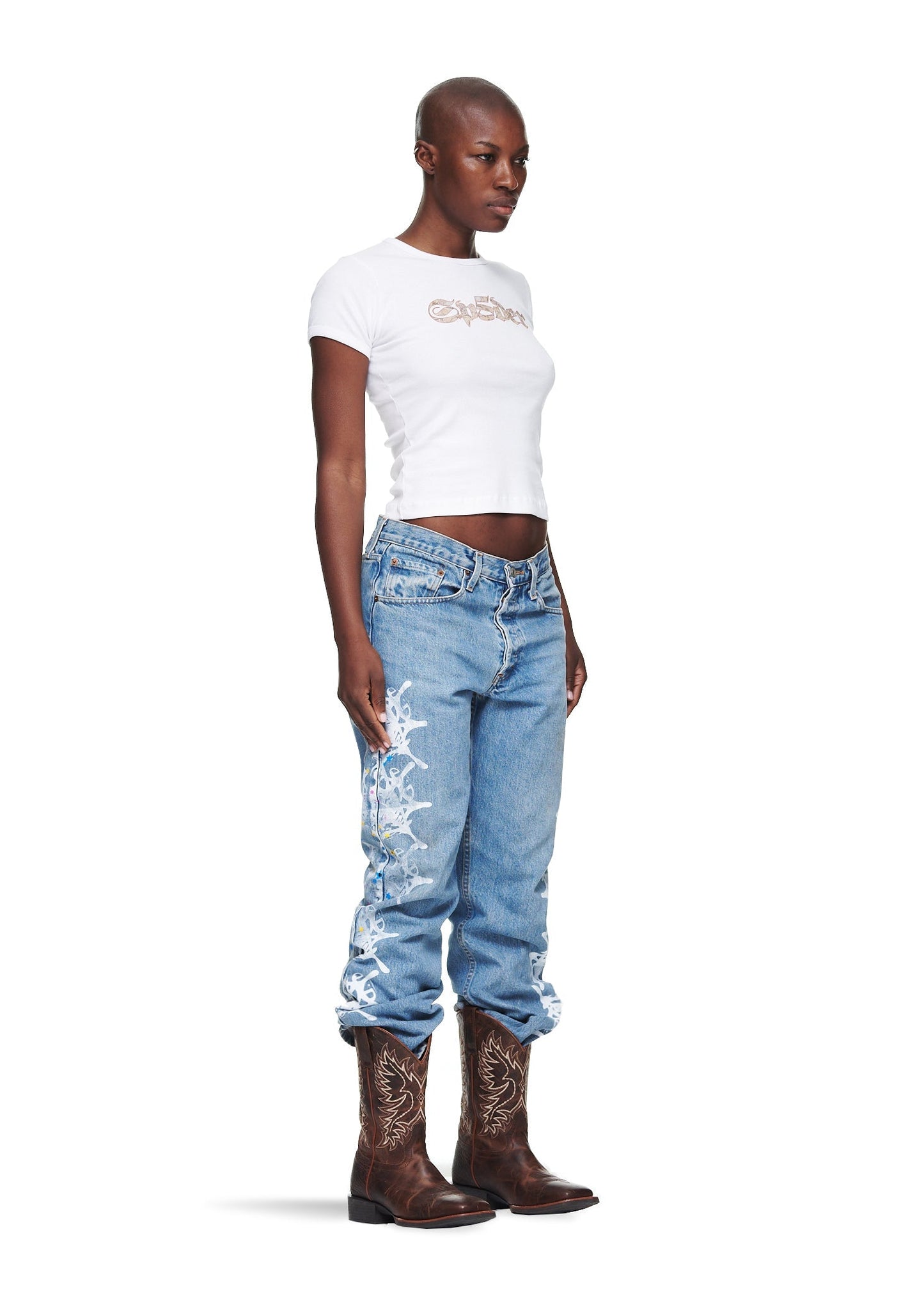 Sp5der Vintage Web Denim
