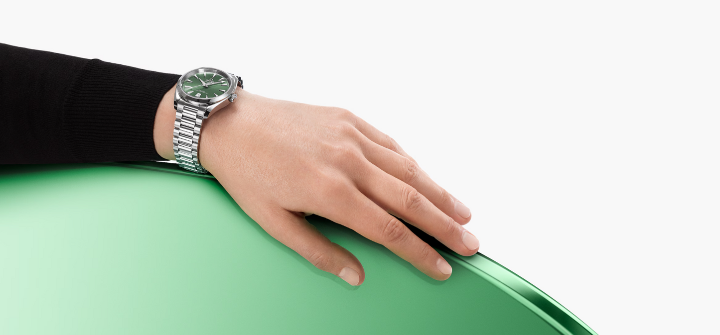 Omega Seamaster Aqua Terra 150M Men's Watch Reference 220.10.38.20.10.002 Green Dial Stainless Steel & Bracelet Reps UK Best Quality AAA Replica