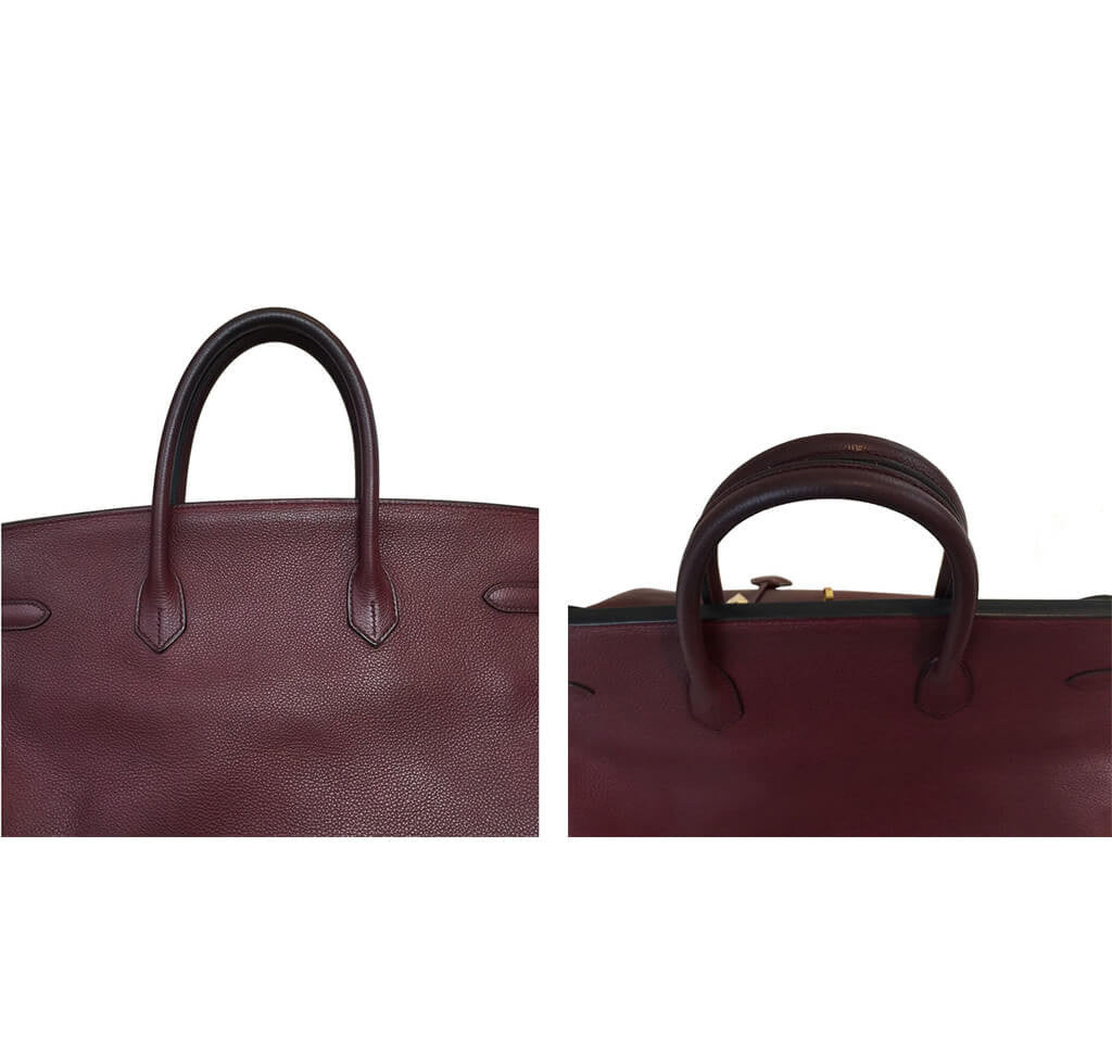 Hermès Rouge H Togo Birkin Bag 40 Crowned Bag