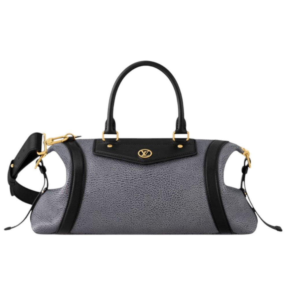 Louis Vuitton LV Biker MM Lambskin Leather Handbag 38cm