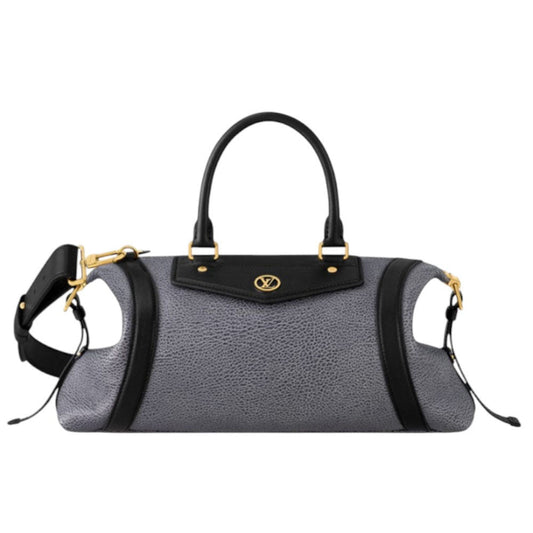 Louis Vuitton LV Biker MM Lambskin Leather Handbag 38cm