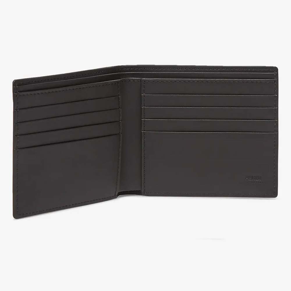 WALLET Yellow Leather Bi Fold Wallet Fendi