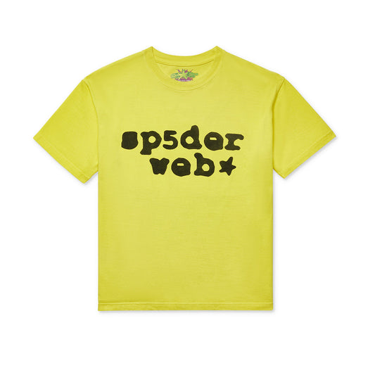 Yellow/black Sp5der Web Tee