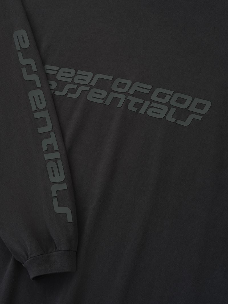 Fear of God Essentials 90s Oversized Long Sleeve Logo Tee BagAg