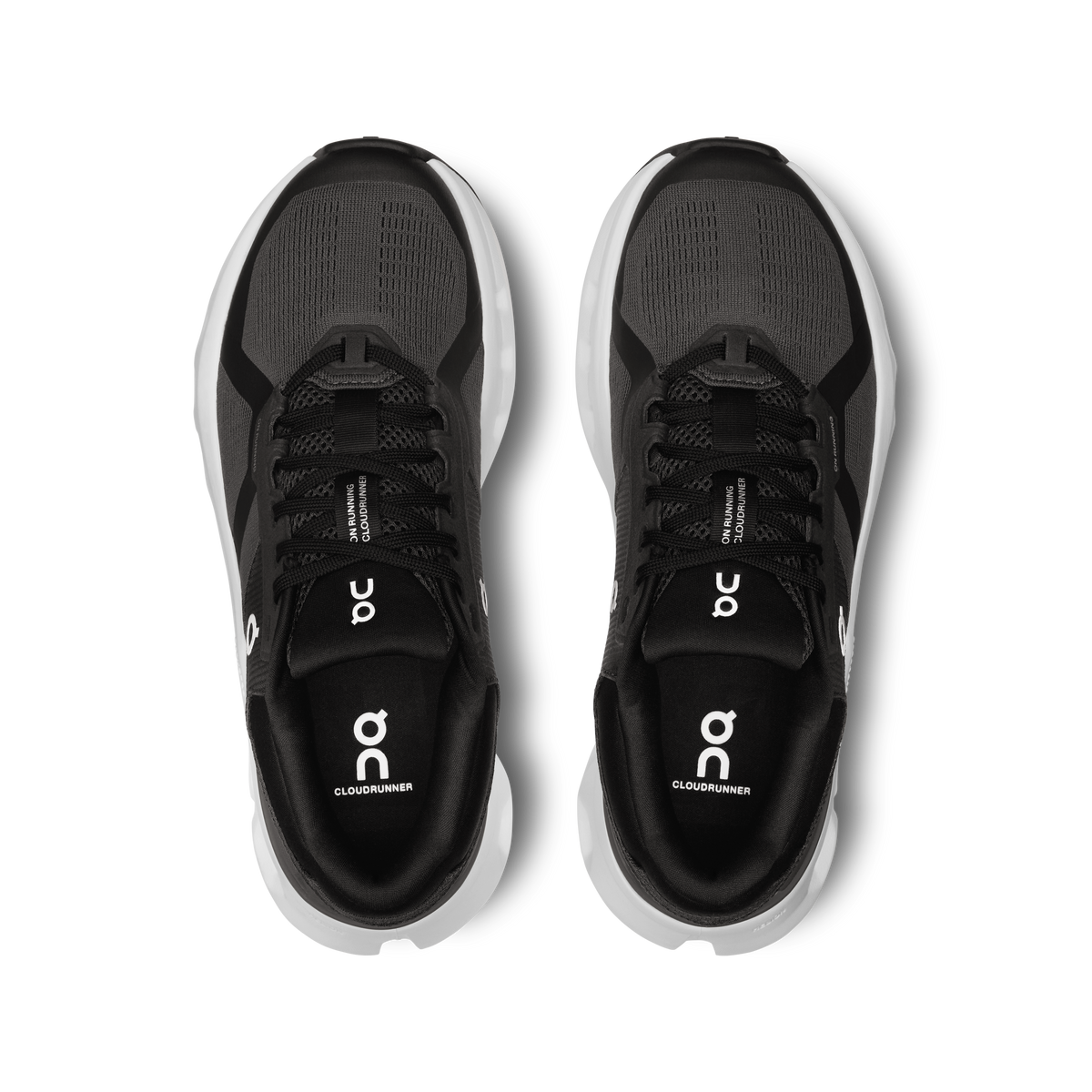 On Running Women's Cloudrunner 2 Wide Shoes - Eclipse / Black On Running