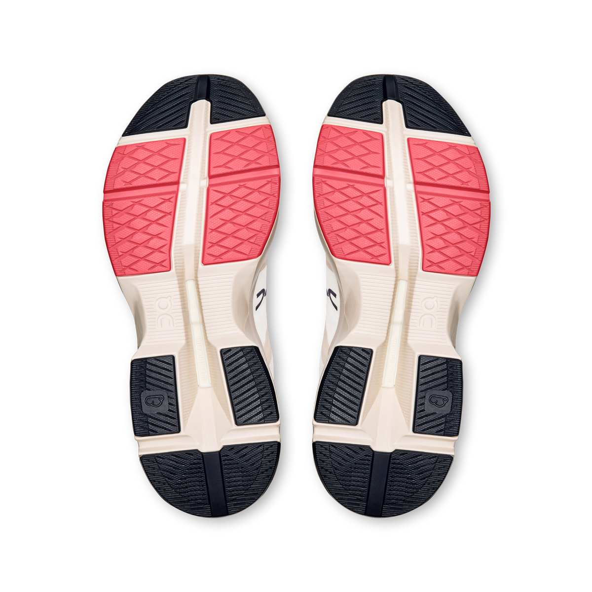 On Running Women's Cloudpulse Shoes - Cream / Salmon On Running