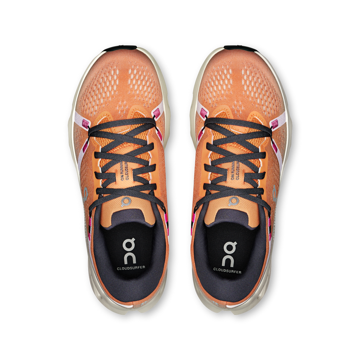 On Running Women's Cloudsurfer 2 Shoes - Tangerine / Ivory On Running