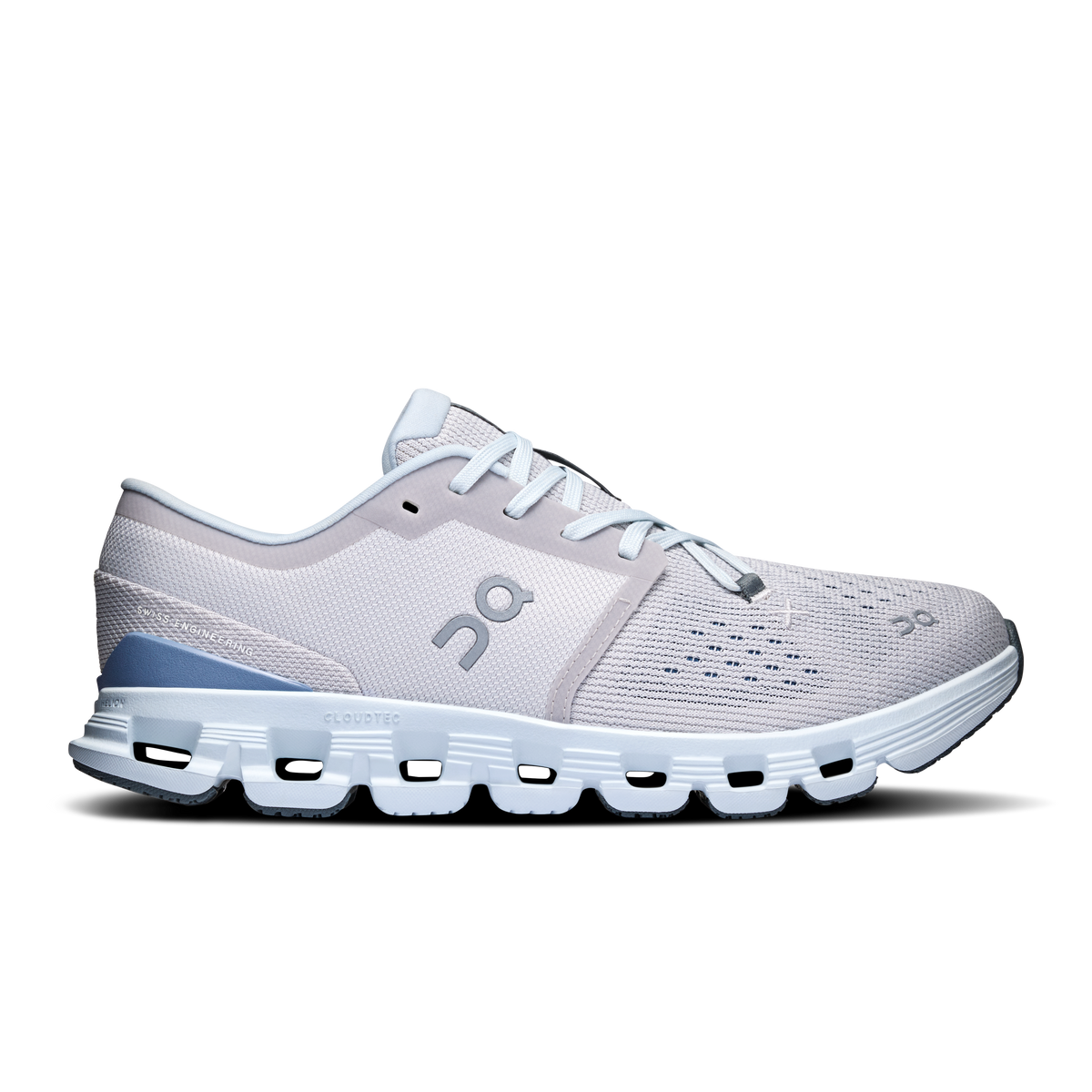 On Running Women's Cloud X 4 Shoes - Silver / Chambray On Running