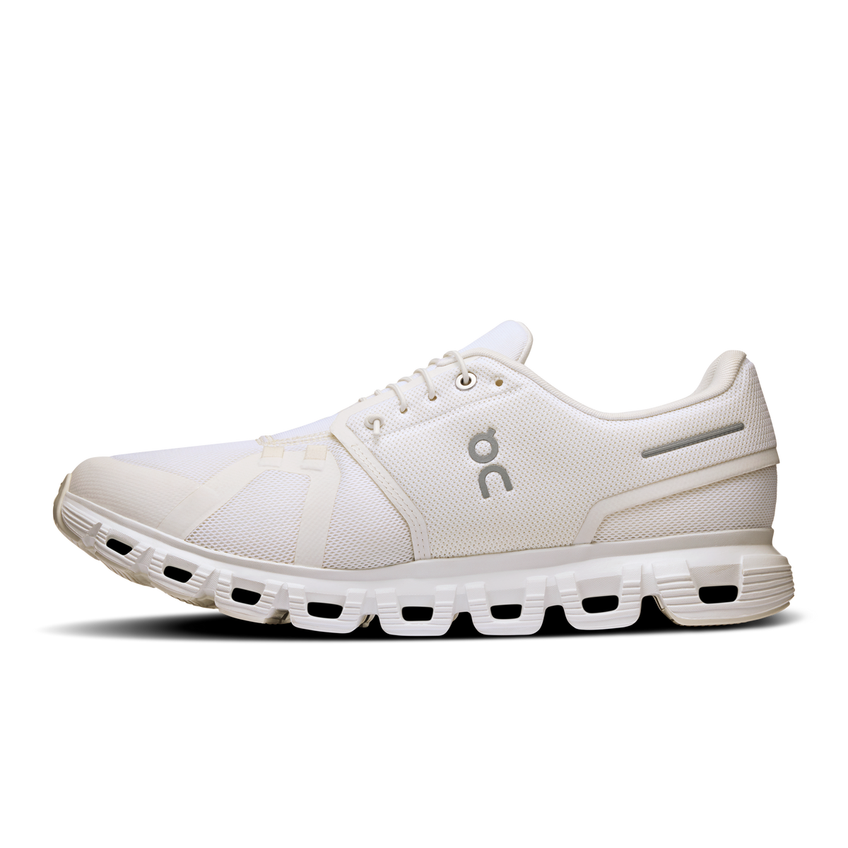 On Running Men's Cloud 6 Shoes - White / White On Running
