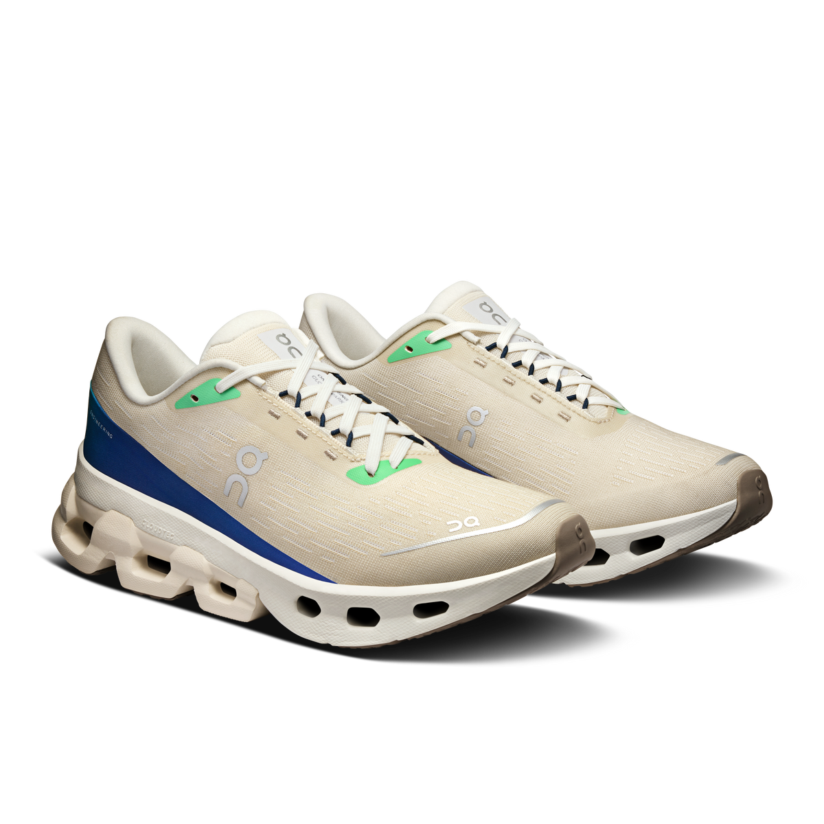 On Running Women's Cloudspark Shoes - Cream / Honeydew On Running