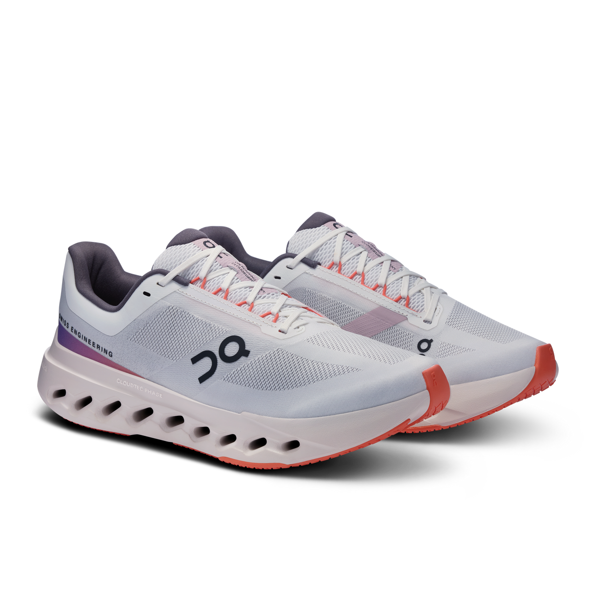 On Running Men's Cloudsurfer Next Shoes - White / Flame On Running