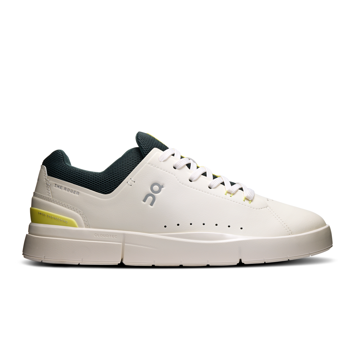 On Running Men's The Roger Advantage Shoes - Ivory / Evergreen On Running
