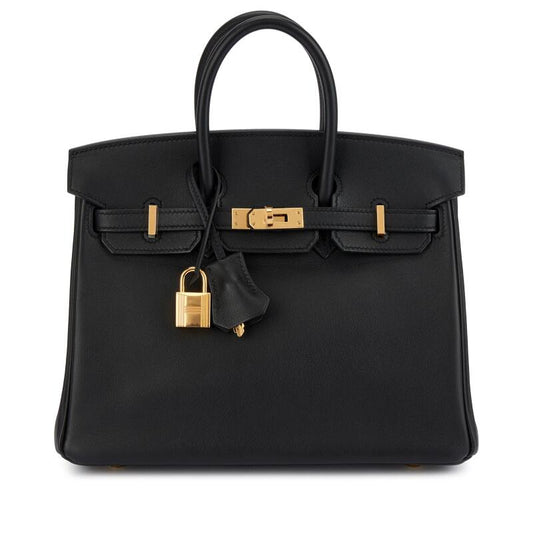 Black Swift Birkin 25 Gold Hardware, 2021 - Crowned Bag