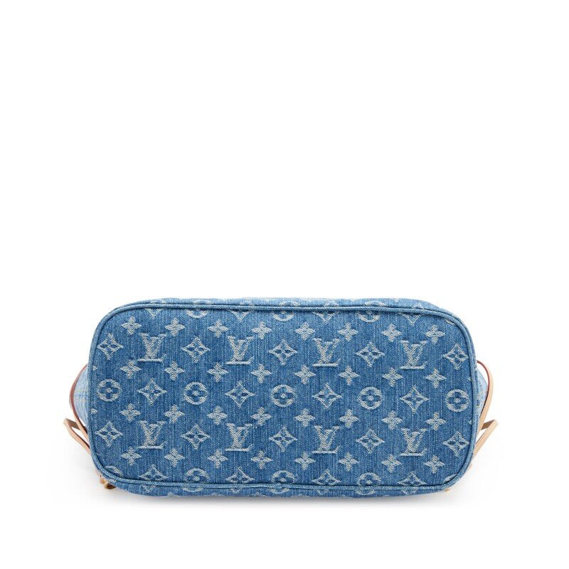 Blue Monogram Denim Neo Neverfull MM Gold Hardware, 2025 - Crowned Bag