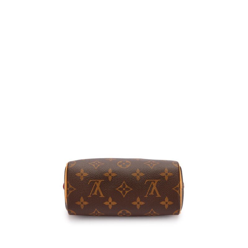 Brown Monogram Coated Canvas Nano Speedy Gold Hardware, 2023 - Crowned Bag