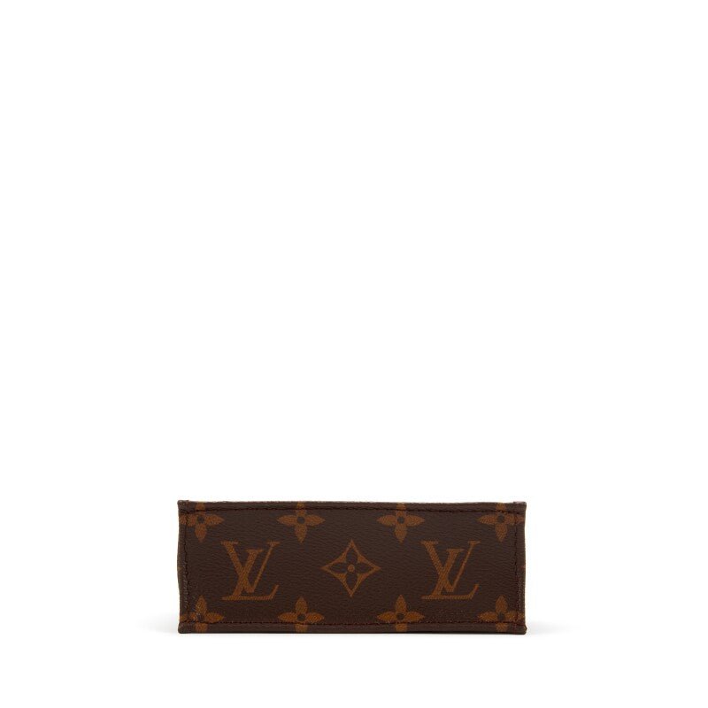 Brown Monogram Coated Canvas Petit Sac Plat Gold Hardware, 2020 - Crowned Bag