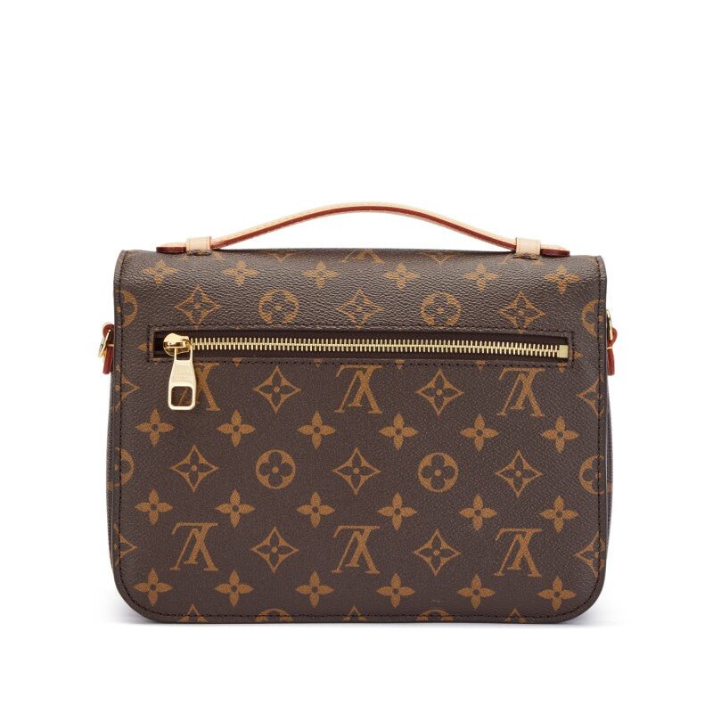 Brown Monogram Coated Canvas Pochette Métis Gold Hardware, 2021 - Crowned Bag
