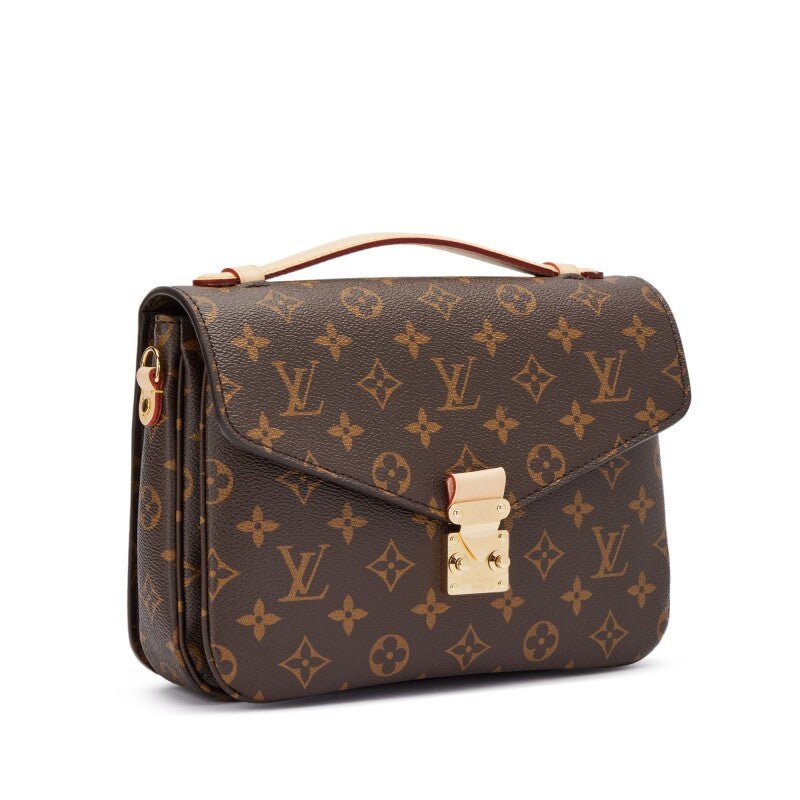 Brown Monogram Coated Canvas Pochette Métis Gold Hardware, 2021 - Crowned Bag
