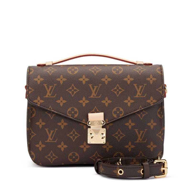 Brown Monogram Coated Canvas Pochette Métis Gold Hardware, 2021 - Crowned Bag