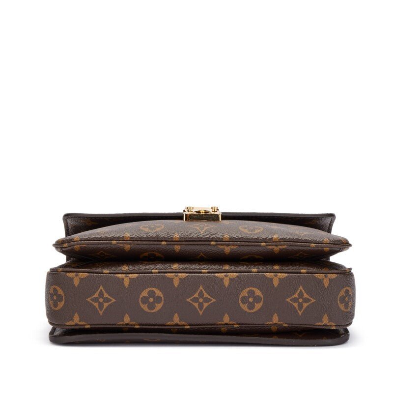 Brown Monogram Coated Canvas Pochette Métis Gold Hardware, 2021 - Crowned Bag